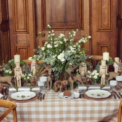 Mrs. Alice Placemats|Alathea Caramel Linen Placemats (Set Of 4)