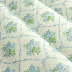 Mrs. Alice Serena Fresson Fabrics|Alice's Bouquet Fabric (Blue)