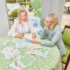 Mrs. Alice Serena Fresson Fabrics|Alice's Bouquet Fabric (Pink)