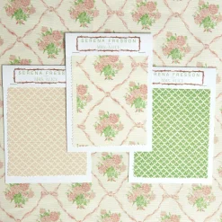 Mrs. Alice Serena Fresson Fabrics|Alice's Bouquet Fabric (Pink)