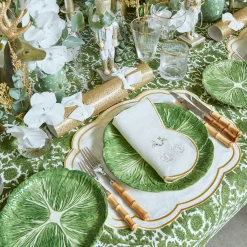 Mrs. Alice Crockery Sets|Alpine Lettuce Starter Plate (Set Of 4)