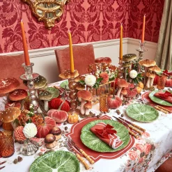 Mrs. Alice Glasses|Amber Hobnail Glasses (Set Of 6)