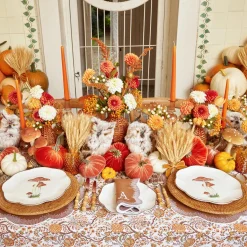 Mrs. Alice Glassware Sets|Amber Hobnail Jug And Glasses (Set Of 6)