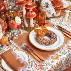 Mrs. Alice Glasses|Amber Hobnail Jug And Glasses (Set Of 6)