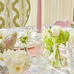 Mrs. Alice Candle Holders|Amelie Clear Candle Holders (Pair)