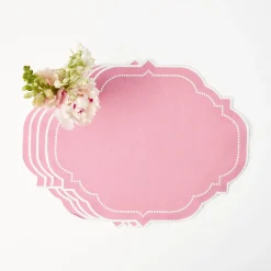 Mrs. Alice Placemats|Amelie Pink Placemats (Set Of 4)