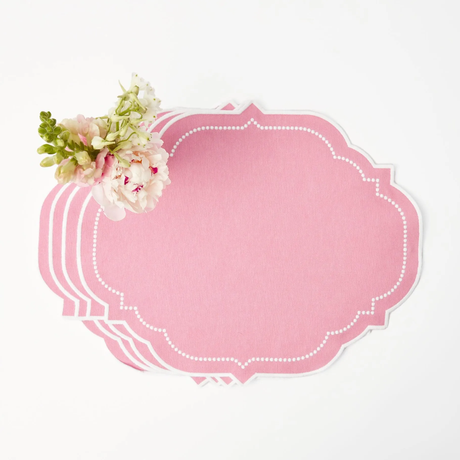 Mrs. Alice Placemats|Amelie Pink Placemats (Set Of 4)