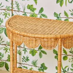 Mrs. Alice Rattan Furniture|Annabelle Rattan Side Table