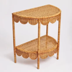 Mrs. Alice Rattan Furniture|Annabelle Rattan Side Table