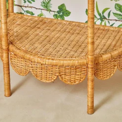 Mrs. Alice Rattan Furniture|Annabelle Rattan Side Table