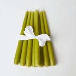 Mrs. Alice Candles|Apple Green Candles (Set Of 8)