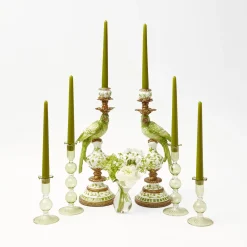 Mrs. Alice Candles|Apple Green Candles (Set Of 8)