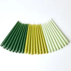 Mrs. Alice Candles|Apple Green Candles (Set Of 8)