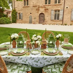 Mrs. Alice Candle Holders|Apple Green Pagoda Lantern