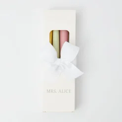 Mrs. Alice Candles|Assorted Pastel Candles (Set Of 8)