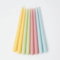 Mrs. Alice Candles|Assorted Pastel Candles (Set Of 8)