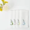 Mrs. Alice Napkins|Assorted White Linen Rabbit Napkins (Set Of 4)