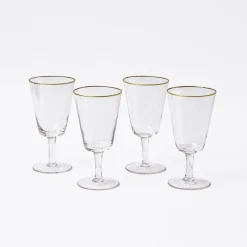Mrs. Alice Glasses|Athena Red Wine Glasses (Set Of 4)