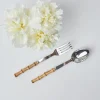 Mrs. Alice Serving Cutlery|Bamboo Serving Set