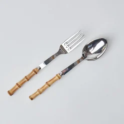 Mrs. Alice Cutlery Sets|Bamboo Serving Set