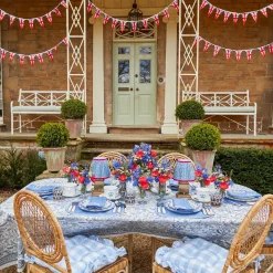 Mrs. Alice Tablecloths|Beatrice Blue Tablecloth