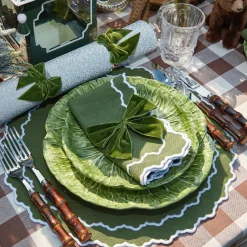 Mrs. Alice Napkins|Beatrice Forest Green Napkins (Set Of 4)