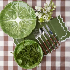 Mrs. Alice Napkins|Beatrice Forest Green Napkins (Set Of 4)