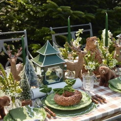 Mrs. Alice Napkins|Beatrice Forest Green Napkins (Set Of 4)