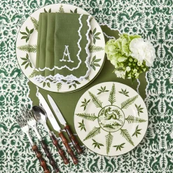 Mrs. Alice Napkins|Beatrice Forest Green Napkins (Set Of 4)