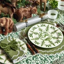 Mrs. Alice Napkins|Beatrice Forest Green Napkins (Set Of 4)