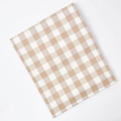 Mrs. Alice Tablecloths|Biscuit Gingham Tablecloth