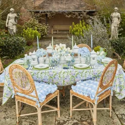 Mrs. Alice Candle Holders|Blue & Green Camille Candle Holder (Pair)