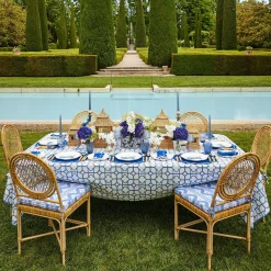 Mrs. Alice Table Linen Sets|Blue Bamboo & Gabrielle Linen Set