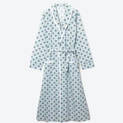 Mrs. Alice Aprons & Robes|Blue Bouquet Dressing Gown