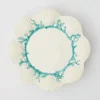 Mrs. Alice Dinner Plates|Blue Coral Dinner Plate