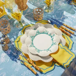 Mrs. Alice Dinner Plates|Blue Coral Dinner Plate