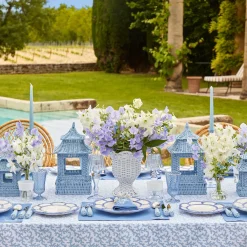 Mrs. Alice Tablecloths|Blue Coral Tablecloth