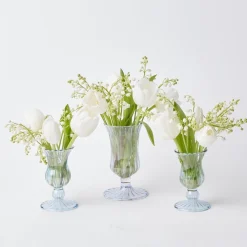 Mrs. Alice Vases|Blue Fluted Vase Set