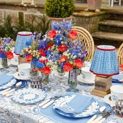 Mrs. Alice Vases|Blue Fluted Vase Set