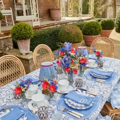 Mrs. Alice Vases|Blue Fluted Vase Set