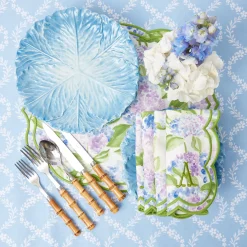 Mrs. Alice Tablecloths|Blue Garland Tablecloth