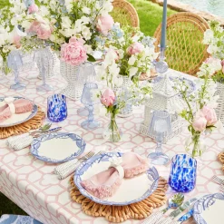 Mrs. Alice Dinner Plates|Blue Lily Of The Valley Dinner & Starter Plates (Set Of 8)