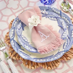 Mrs. Alice Starter Plates|Blue Lily Of The Valley Starter Plate