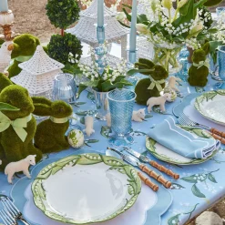Mrs. Alice Tablecloths|Blue Lily Of The Valley Tablecloth
