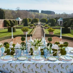 Mrs. Alice Tablecloths|Blue Lily Of The Valley Tablecloth