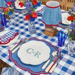 Mrs. Alice Lamps & Lighting|Blue Lotus Lampshade