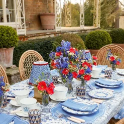 Mrs. Alice Lamps & Lighting|Blue Lotus Lampshade