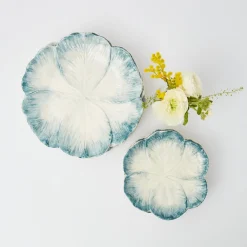 Mrs. Alice Crockery Sets|Blue Matilde Starter Plates (Set Of 4)