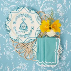 Mrs. Alice Tablecloths|Blue Melograno Tablecloth