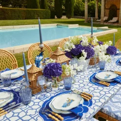 Mrs. Alice Candle Holders|Blue Parrot Candle Holder (Pair)